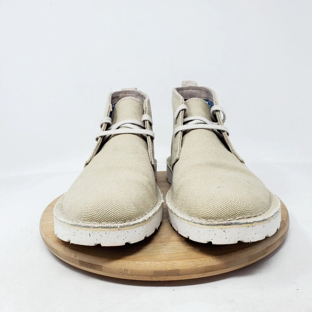 Clarks Originals Desert Boots Womens 8 Aerial Canvas Extra‎ Light Ankle Shoes